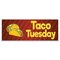 Signmission Taco Tuesday Banner Concession Stand Food Truck Single Sided B-96-30161 - alternate 1